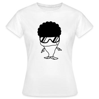 Funky Fish - Frauen T-Shirt - Weiß - Vorne - AI Model Female 172 dark (172cm)