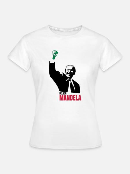 Nelson Mandela - Frauen T-Shirt - Weiß