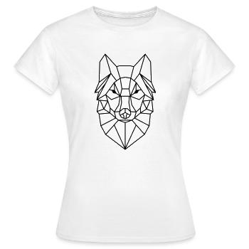 Wolf Wolf - Women's T-Shirt - white - Front - AI Model Female 172 dark (172cm)