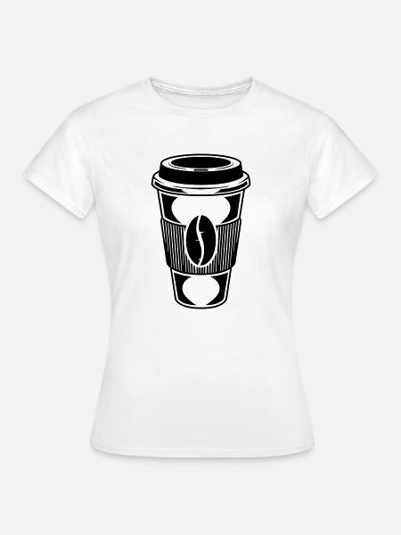 Coffee - Frauen T-Shirt - Weiß