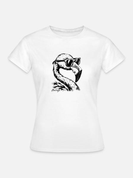 Flaminga! - Frauen T-Shirt - Weiß
