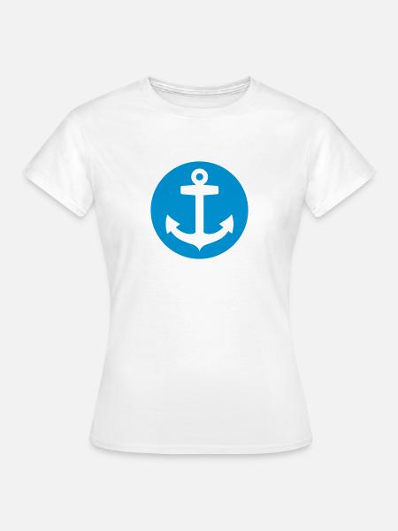 Anker - Frauen T-Shirt - Weiß