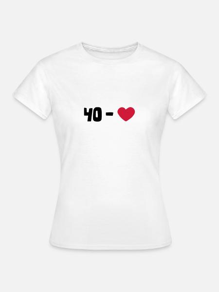 tennis - Frauen T-Shirt - Weiß