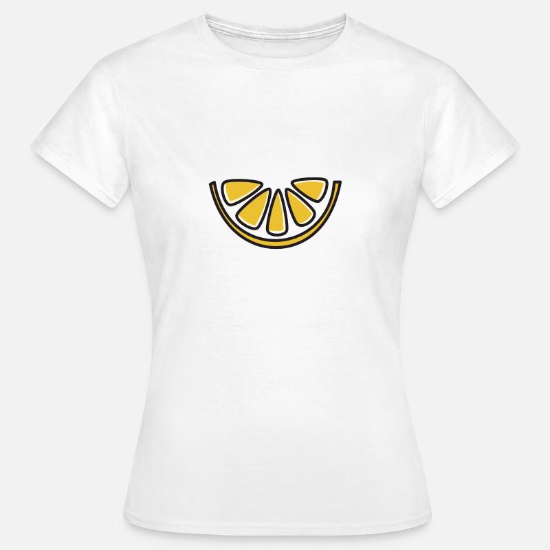Lemon, lemon slice - Women's T-Shirt - white