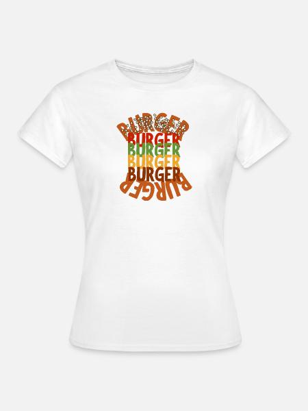 BURGER BAUEN - Frauen T-Shirt - Weiß