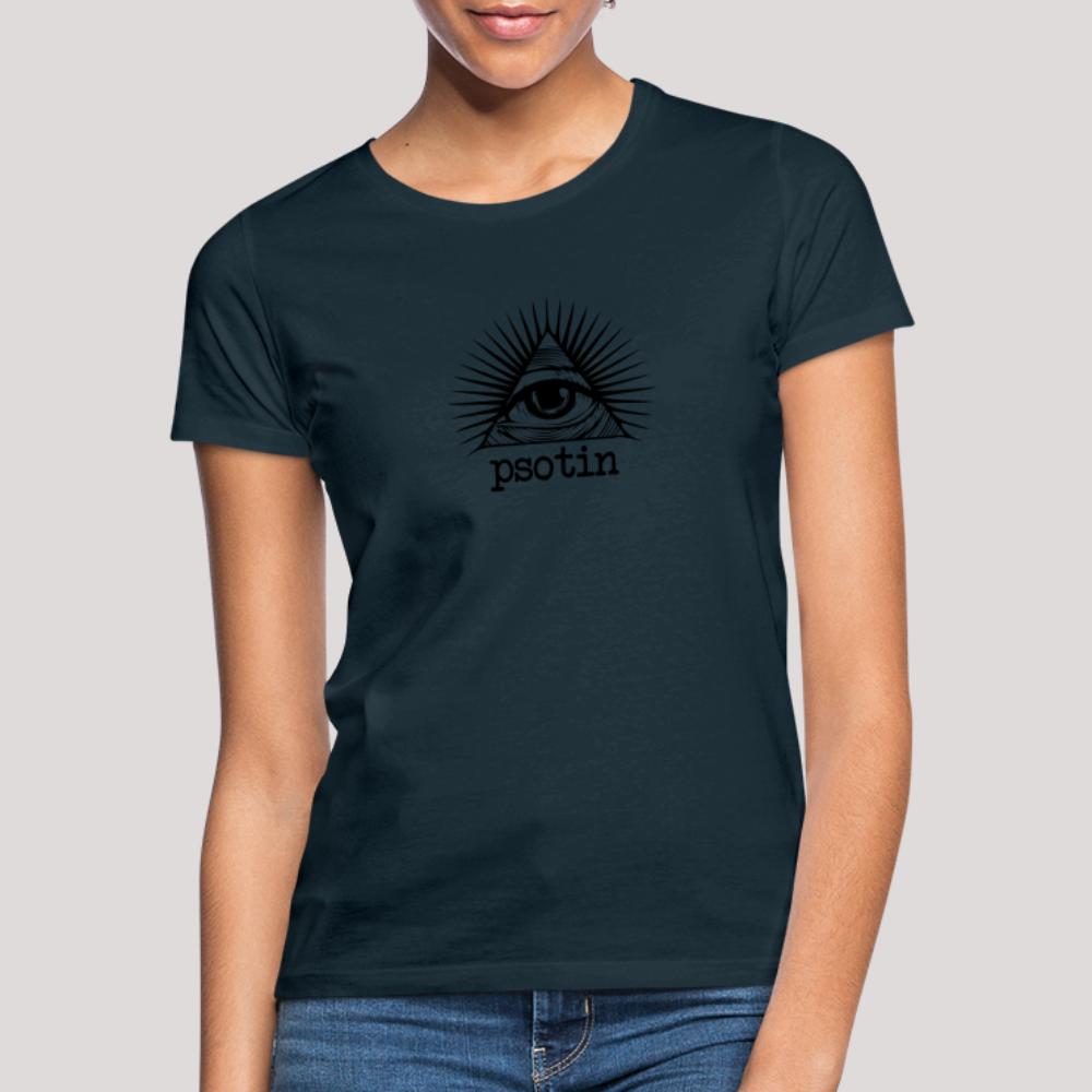 psotin Ray - Frauen T-Shirt Navy
