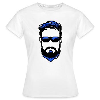 Porteur de barbe Masculinité Barbe Barbe de chèvre - T-shirt Femme - blanc - Devant - AI Model Female 172 dark (172cm)