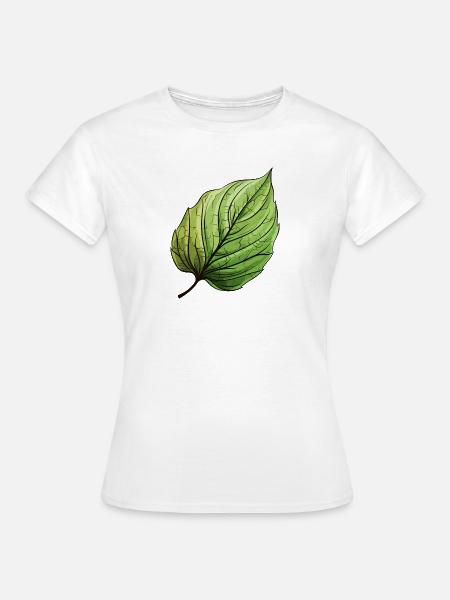 Blatt Gün - Frauen T-Shirt - Weiß