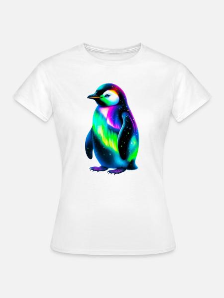 Pinguin - Frauen T-Shirt - Weiß