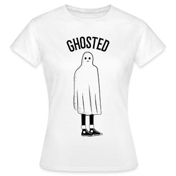 fantôme fantôme triste - T-shirt Femme - blanc - Devant - AI Model Female 172 dark (172cm)