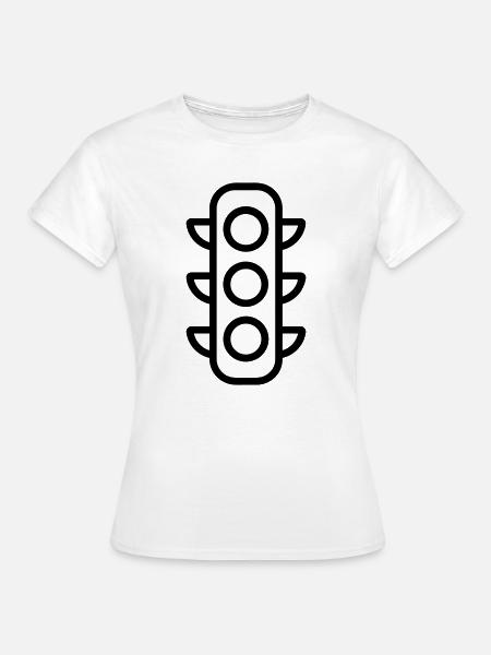 Ampel - Frauen T-Shirt - Weiß