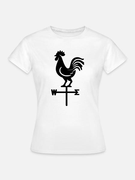 Wetterhahn - Frauen T-Shirt - Weiß
