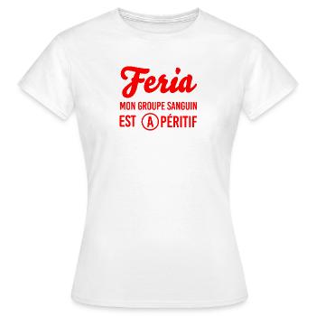 Aperitif Fair - Women's T-Shirt - white - Front - AI Model Female 172 dark (172cm)