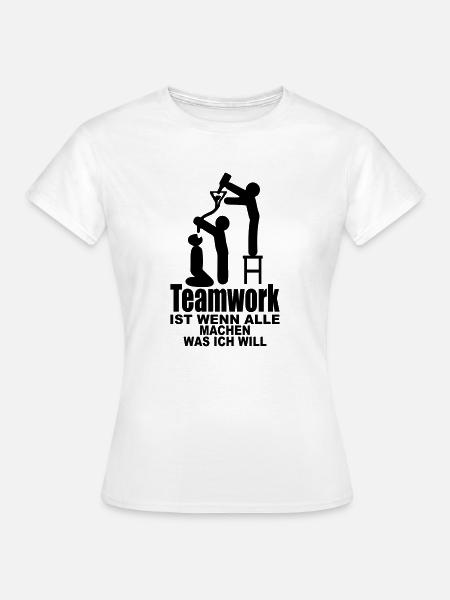 teamwork malle mallorca - Frauen T-Shirt - Weiß