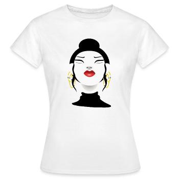 Fashion Beauty Vogue No.2 - Women's T-Shirt - white - Front - AI Model Female 172 dark (172cm)