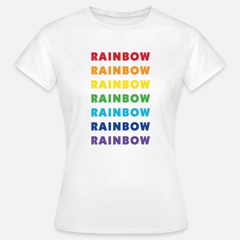 rainbow - Women's T-Shirt - white