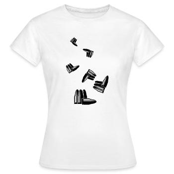 Patrone Icon symbol - Frauen T-Shirt - Weiß - Vorne - AI Model Female 172 dark (172cm)