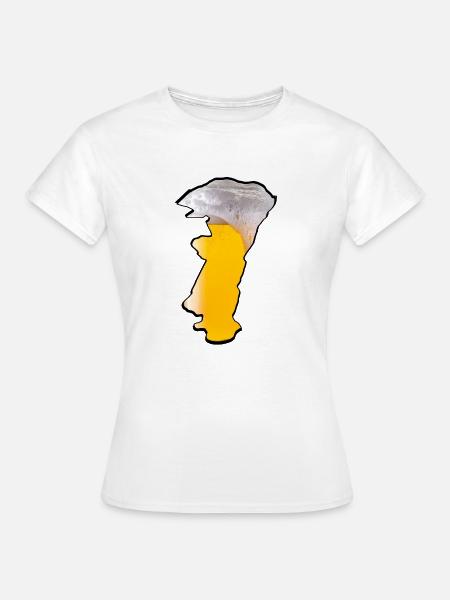 Elsässer Bier - Frauen T-Shirt - Weiß