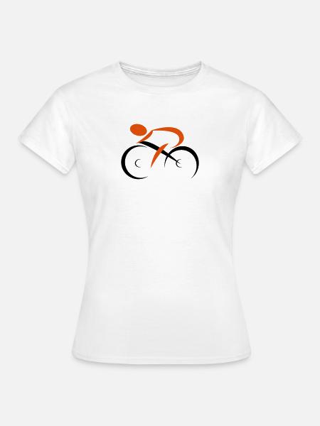 Fahrrad - Frauen T-Shirt - Weiß