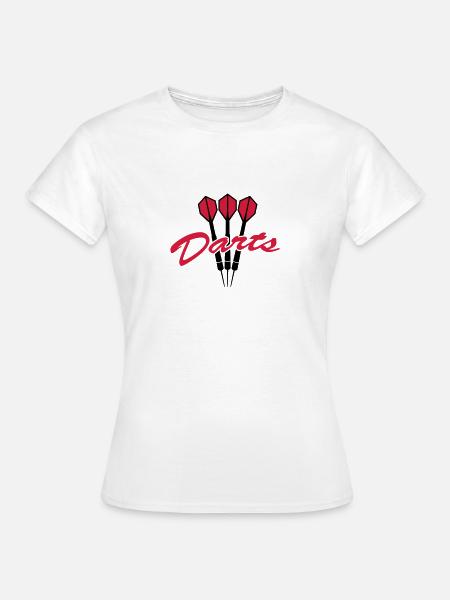 Darts Logo - T-shirt Femme - blanc