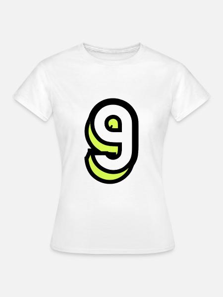 9. 9 JAHRE. 9. JAHRESTAG. GEBURTSTAG 9 JAHRE - Frauen T-Shirt - Weiß