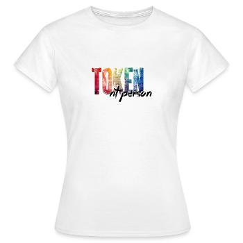 Einer ist immer neurotypisch: Die Token NT-Person! - Frauen T-Shirt - Weiß - Vorne - AI Model Female 172 dark (172cm)