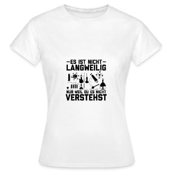 Chemiker - Frauen T-Shirt - Weiß - Vorne - AI Model Female 172 dark (172cm)