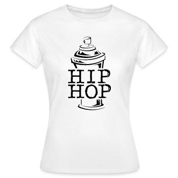 Hip Hop Graffiti Spray Can Spray Can Sprayer icon - Women's T-Shirt - white - Front - AI Model Female 172 dark (172cm)