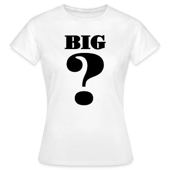 Grand point d’interrogation - T-shirt Femme - blanc - Devant - AI Model Female 172 dark (172cm)