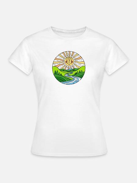 Sonnenschein - Frauen T-Shirt - Weiß