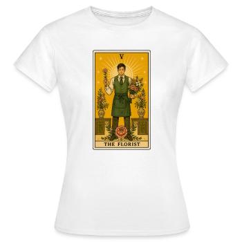 Florist | Floral Profession Tarot - Women's T-Shirt - white - Front - AI Model Female 172 dark (172cm)