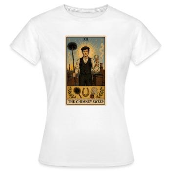 Ramoneur | Tarot du Porte-bonheur - T-shirt Femme - blanc - Devant - AI Model Female 172 dark (172cm)