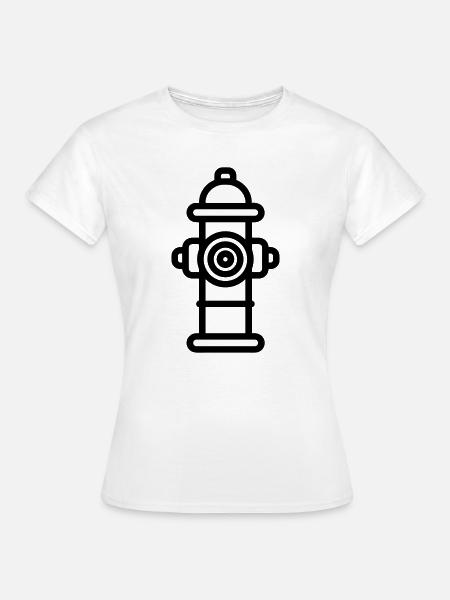 Hydrant - Frauen T-Shirt - Weiß