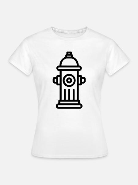 Hydrant - Frauen T-Shirt - Weiß