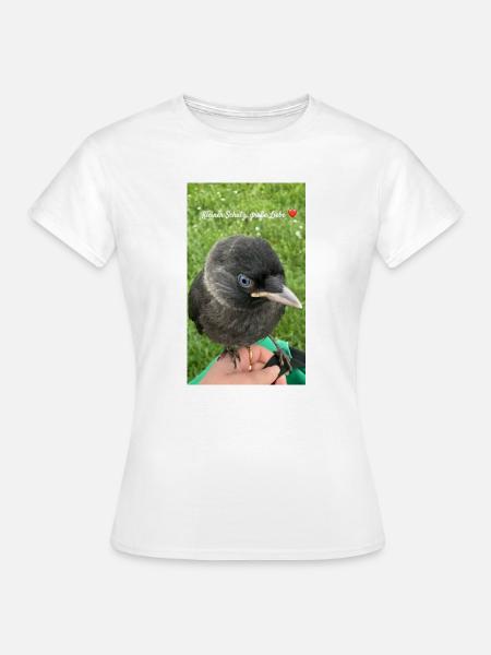 Süße Dohle - Kleiner Schatz - Frauen T-Shirt - Weiß