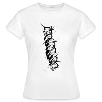 Fussili Nouilles - T-shirt Femme - blanc - Devant - AI Model Female 172 dark (172cm)