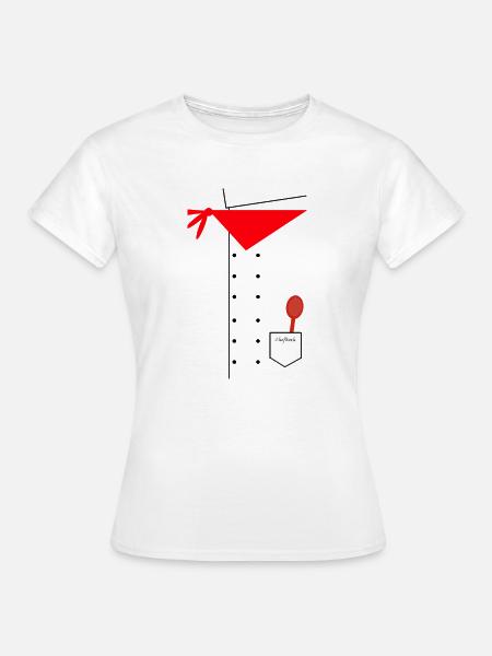 Koch - Frauen T-Shirt - Weiß