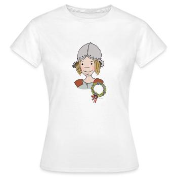Mittelalter Reisiger - Frauen T-Shirt - Weiß - Vorne - AI Model Female 172 dark (172cm)