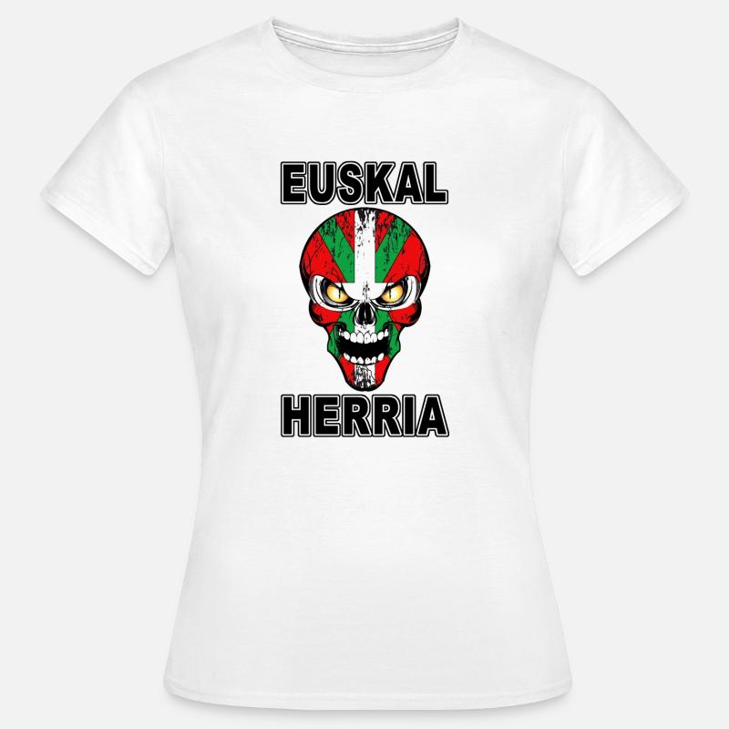 Euskal Herria - Pays Basque 72 - T-shirt Femme - blanc