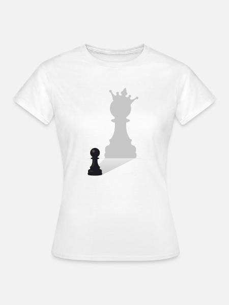 Chess Pawn King - Women's T-Shirt - white