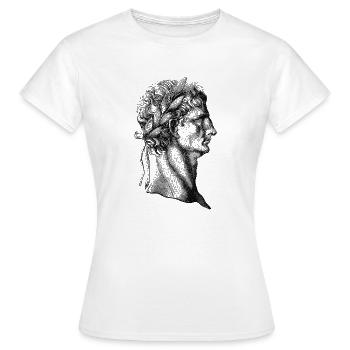Julius Caesar - Schwarz - Frauen T-Shirt - Weiß - Vorne - AI Model Female 172 dark (172cm)