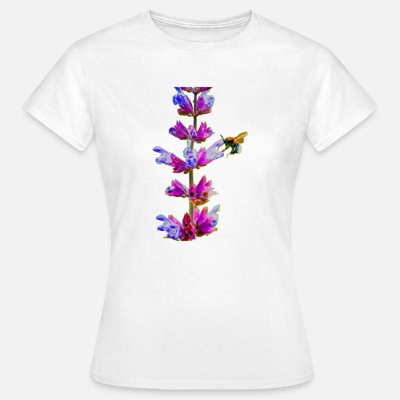 Bumblebee sucks nectar - Women's T-Shirt - white