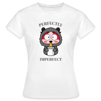 Lustiges Tierchen - Frauen T-Shirt - Weiß - Vorne - AI Model Female 172 dark (172cm)