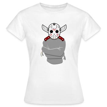 Crazy jason - Frauen T-Shirt - Weiß - Vorne - AI Model Female 172 dark (172cm)