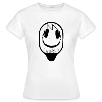 Lamp 303 Headphone - Frauen T-Shirt - Weiß - Vorne - AI Model Female 172 dark (172cm)