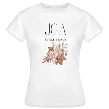 Junggesellenabschied - Frauen T-Shirt - Weiß - Vorne - AI Model Female 172 dark (172cm)