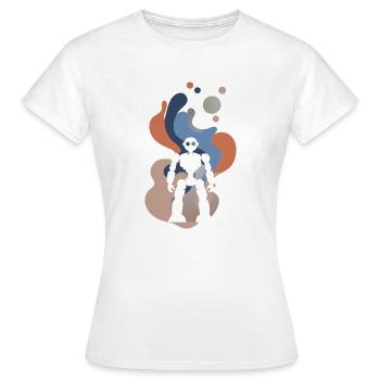 Robotique robotique - T-shirt Femme - blanc - Devant - AI Model Female 172 dark (172cm)