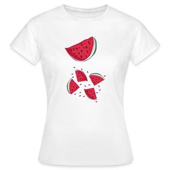 Watermelon - Women's T-Shirt - white - Front - AI Model Female 172 dark (172cm)