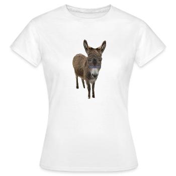 ass - Women's T-Shirt - white - Front - AI Model Female 172 dark (172cm)