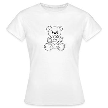 Be My Valentine Bär - Frauen T-Shirt - Weiß - Vorne - AI Model Female 172 dark (172cm)